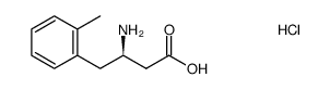 (R)-3-Amino-4-(2-Methylphenyl)-butyric acid-HCl结构式