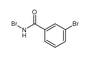 3-bromo-benzoic acid bromoamide结构式