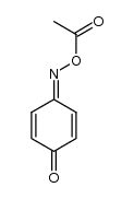 N-acetoxy-1,4-benzoquinone imine结构式