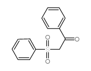 2-苯磺酰基苯乙酮结构式