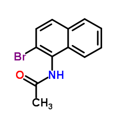 N-(2-Bromo-1-naphthyl)acetamide结构式