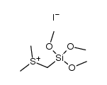 dimethyl(trimethoxysilylmethyl)sulfonium iodide结构式