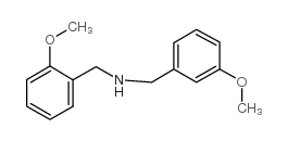 1-(3-methoxyphenyl)-N-[(2-methoxyphenyl)methyl]methanamine Structure