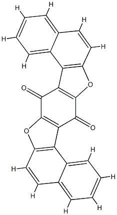 Dinaphtho[1,2-d:1',2'-d']benzo[1,2-b:4,5-b']difuran-8,16-dione结构式