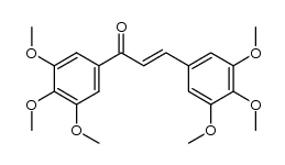 1-(3,4,5-trimethoxyphenyl)-3-[3',4',5'-trimethoxyphenyl]-2-propen-1-one Structure