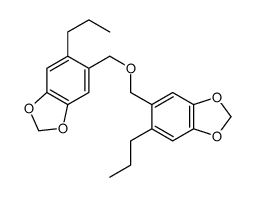 5-propyl-6-[(6-propyl-1,3-benzodioxol-5-yl)methoxymethyl]-1,3-benzodioxole Structure