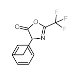 4-benzyl-2-(trifluoromethyl)-4H-1,3-oxazol-5-one结构式