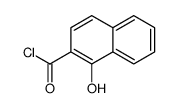 1-hydroxynaphthalene-2-carbonyl chloride Structure