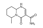 1,6,7,8,9,9a-Hexahydro-6-methyl-4-oxo-4H-pyrido[1,2-a]pyrimidine-3-carboxamide structure