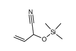2-((trimethylsilyl)oxy)-3-butenenitrile Structure