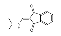 2-[(propan-2-ylamino)methylidene]indene-1,3-dione Structure