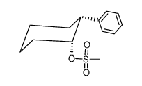 cis-2-Phenylcyclohexyl-mesylat结构式