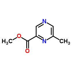 6-甲基吡嗪-2-甲酸甲酯结构式