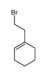 1-(2-bromoethyl)cyclohexene结构式