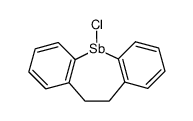 5-Chlor-10,11-dihydro-5H-dibenzo-[b,f]-stibipin结构式