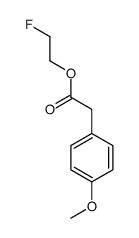 2-fluoroethyl 2-(4-methoxyphenyl)acetate Structure