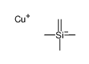 copper(1+),methanidyl(trimethyl)silane Structure