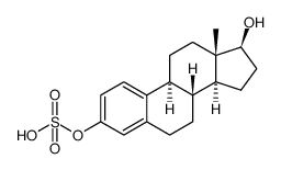 estradiol-3-sulfate结构式