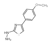 4-(4-甲氧基苯基)-2(3H)-噻唑酮腙结构式