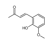 4-(2-hydroxy-3-methoxyphenyl)but-3-en-2-one结构式