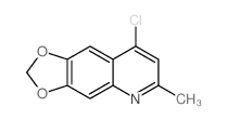 1,3-Dioxolo[4,5-g]quinoline, 8-chloro-6-methyl- structure