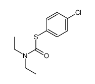 S-(4-chlorophenyl) N,N-diethylcarbamothioate Structure