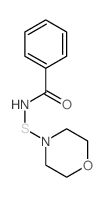 Benzamide,N-(4-morpholinylthio)-结构式