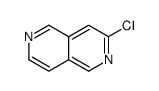 2,6-NAPHTHYRIDINE, 3-CHLORO- Structure