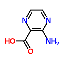 3-Amino-2-pyrazinecarboxylic Acid structure