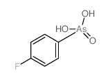 4-fluorobenzenearsonic acid结构式