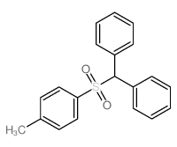 Benzene,1-[(diphenylmethyl)sulfonyl]-4-methyl-结构式