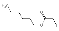 Acetic acid, 2-iodo-,hexyl ester结构式
