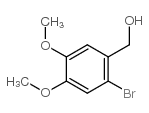2-溴-4,5-二甲氧基苄醇结构式