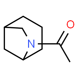 6-Azabicyclo[3.2.1]octane, 6-acetyl- (9CI) Structure