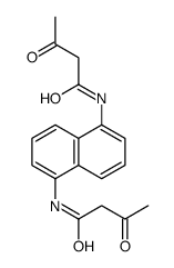 3-oxo-N-[5-(3-oxobutanoylamino)naphthalen-1-yl]butanamide Structure