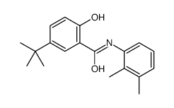 5-tert-butyl-N-(2,3-dimethylphenyl)-2-hydroxybenzamide Structure