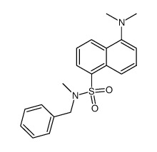 5-Dimethylamino-N-benzyl-N-methyl-1-naphthalenesulfonamide Structure