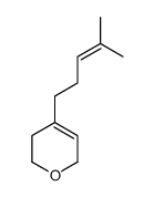 3,6-二氢-4-(4-甲基-3-戊烯基)-2H-吡喃结构式