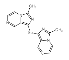 9-methyl-7-[(9-methyl-1,4,8-triazabicyclo[4.3.0]nona-2,4,6,8-tetraen-7-yl)selanyl]-1,4,8-triazabicyclo[4.3.0]nona-2,4,6,8-tetraene结构式