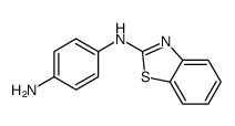 4-N-(1,3-benzothiazol-2-yl)benzene-1,4-diamine Structure