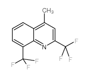 2,8-BIS(TRIFLUOROMETHYL)-4-METHYLQUINOLINE结构式