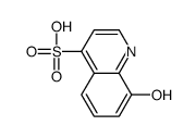 8-hydroxyquinoline-4-sulfonic acid Structure