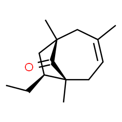Bicyclo[4.2.1]non-3-en-9-one, 7-ethyl-1,3,6-trimethyl-, (1R,6R,7S)-rel- (9CI) picture