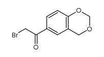 6-ω-bromoacetyl-1,3-benzodioxane Structure