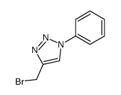 4-(bromomethyl)-1-phenyltriazole Structure