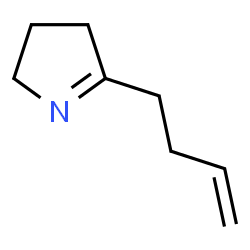 2H-Pyrrole,5-(3-butenyl)-3,4-dihydro-(9CI) Structure