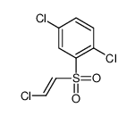 1,4-dichloro-2-(2-chloroethenylsulfonyl)benzene结构式