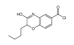 2-butyl-3-oxo-4H-1,4-benzoxazine-6-carbonyl chloride结构式