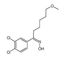 N-[1-(3,4-dichlorophenyl)-6-methoxyhexylidene]hydroxylamine Structure