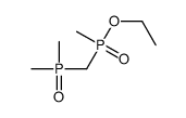 1-[dimethylphosphorylmethyl(methyl)phosphoryl]oxyethane结构式